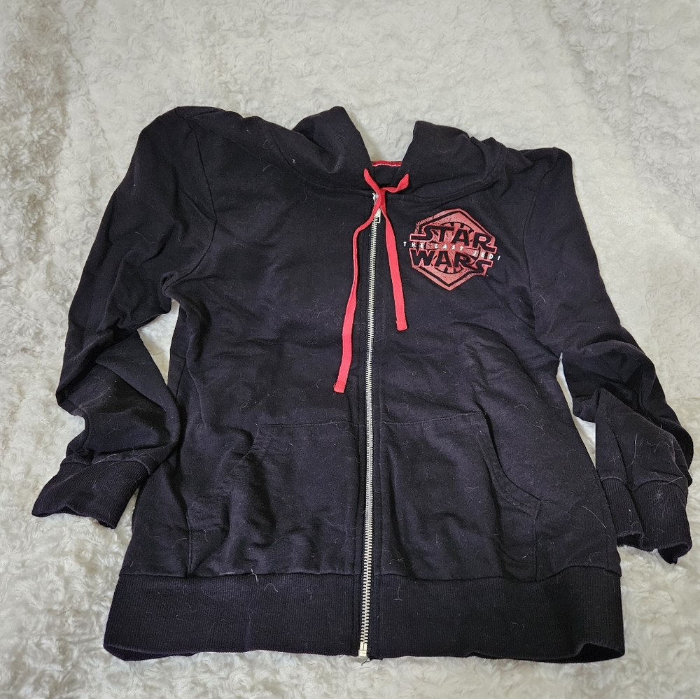 Star Wars Dark Side Zip Hoodie size M